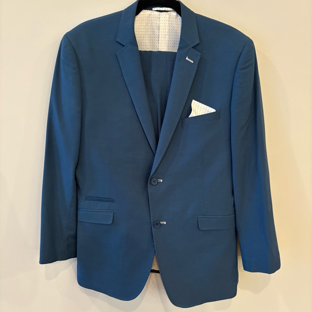 Men’s Blue Slim Fit Shoreditch Suit - Jacket & Pants R40